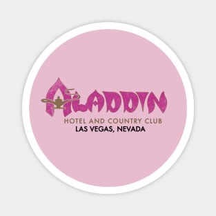 Retro Vintage the Aladdin Hotel and Casino Las Vegas Magnet